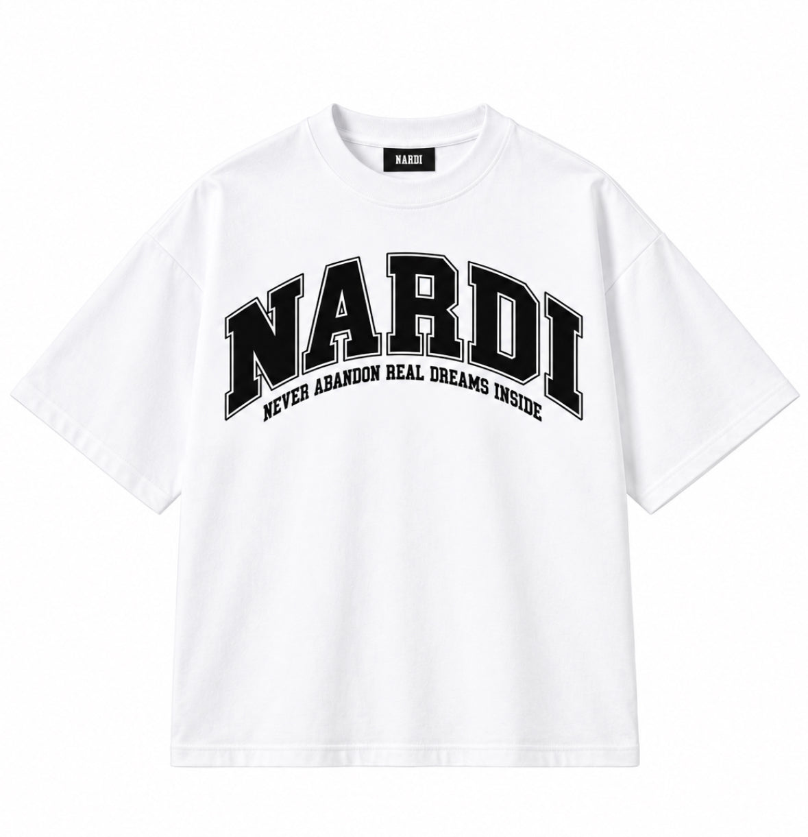 NARDI NEVER ABANDON TEE