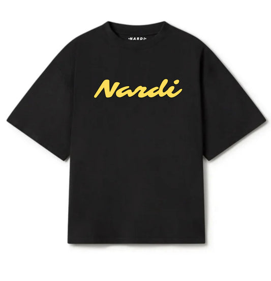 NARDI YELLOW LOGO PRINT T SHIRT