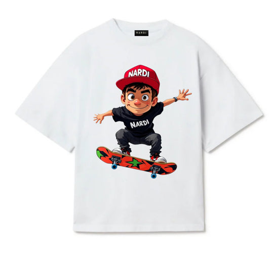 NARDI SHREDDER TEE (WHITE)