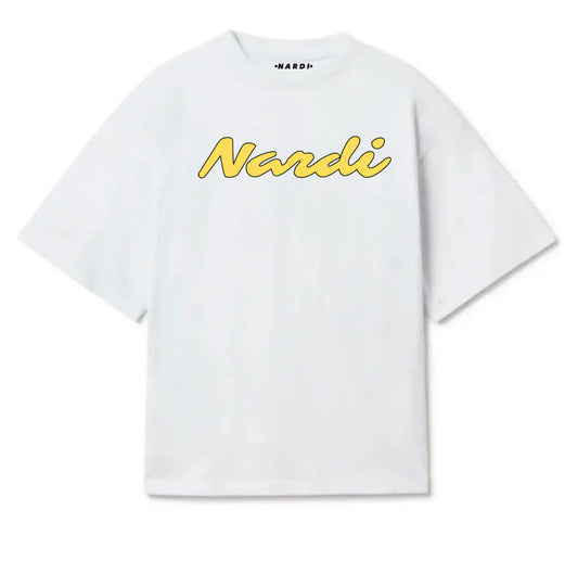 NARDI YELLOW LOGO PRINT T SHIRT