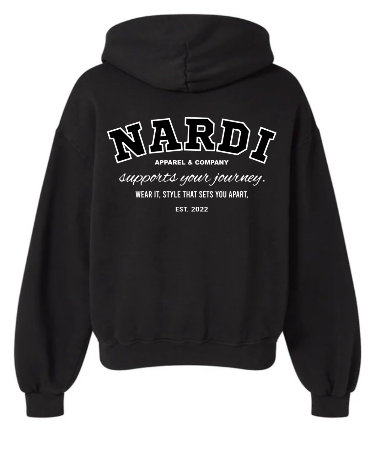 NARDI APPAREL VARSITY JOURNEY HOODIE