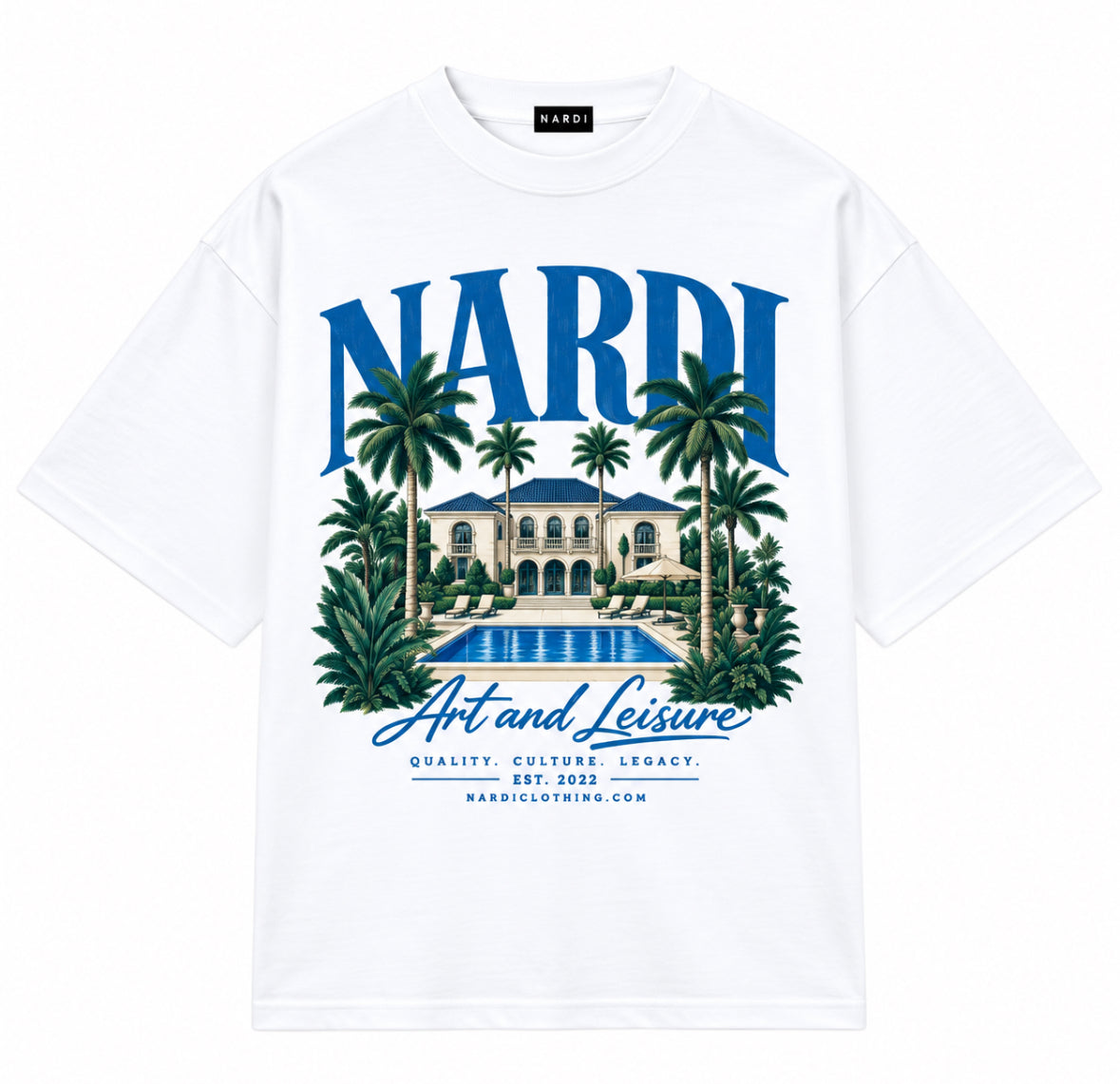 ART AND LEISURE HEAVYWEIGHT NARDI GRAPHIC TEE