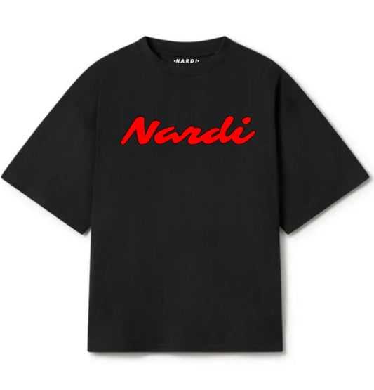 NARDI RED LOGO PRINT T SHIRT