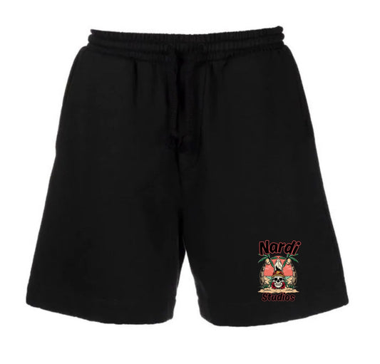 NARDI STUDIOS SKULL PALMS SHORTS