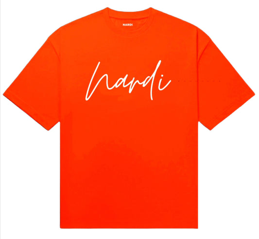 ORANGE NARDI SIGNATURE T SHIRT