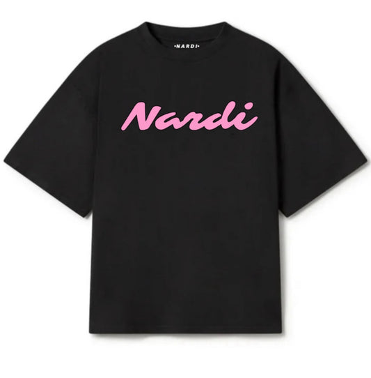 NARDI PINK LOGO PRINT T SHIRT