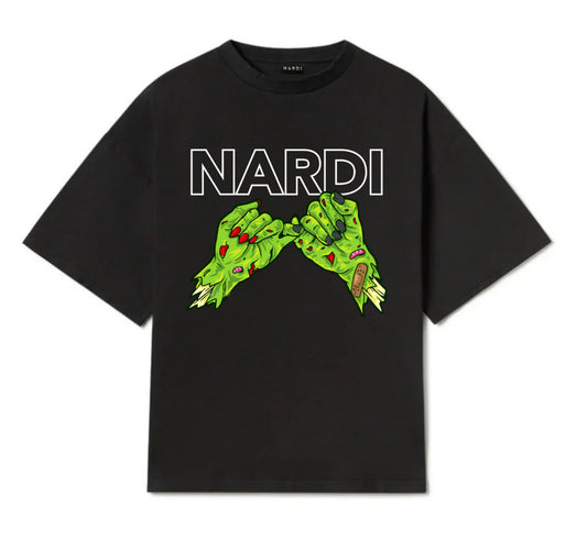 NARDI ZOMBIE PINKY PROMISE TEE (BLACK)