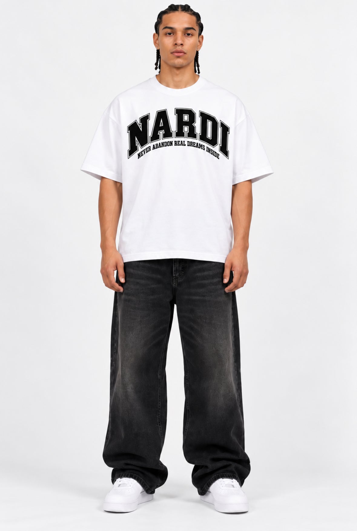 NARDI NEVER ABANDON TEE