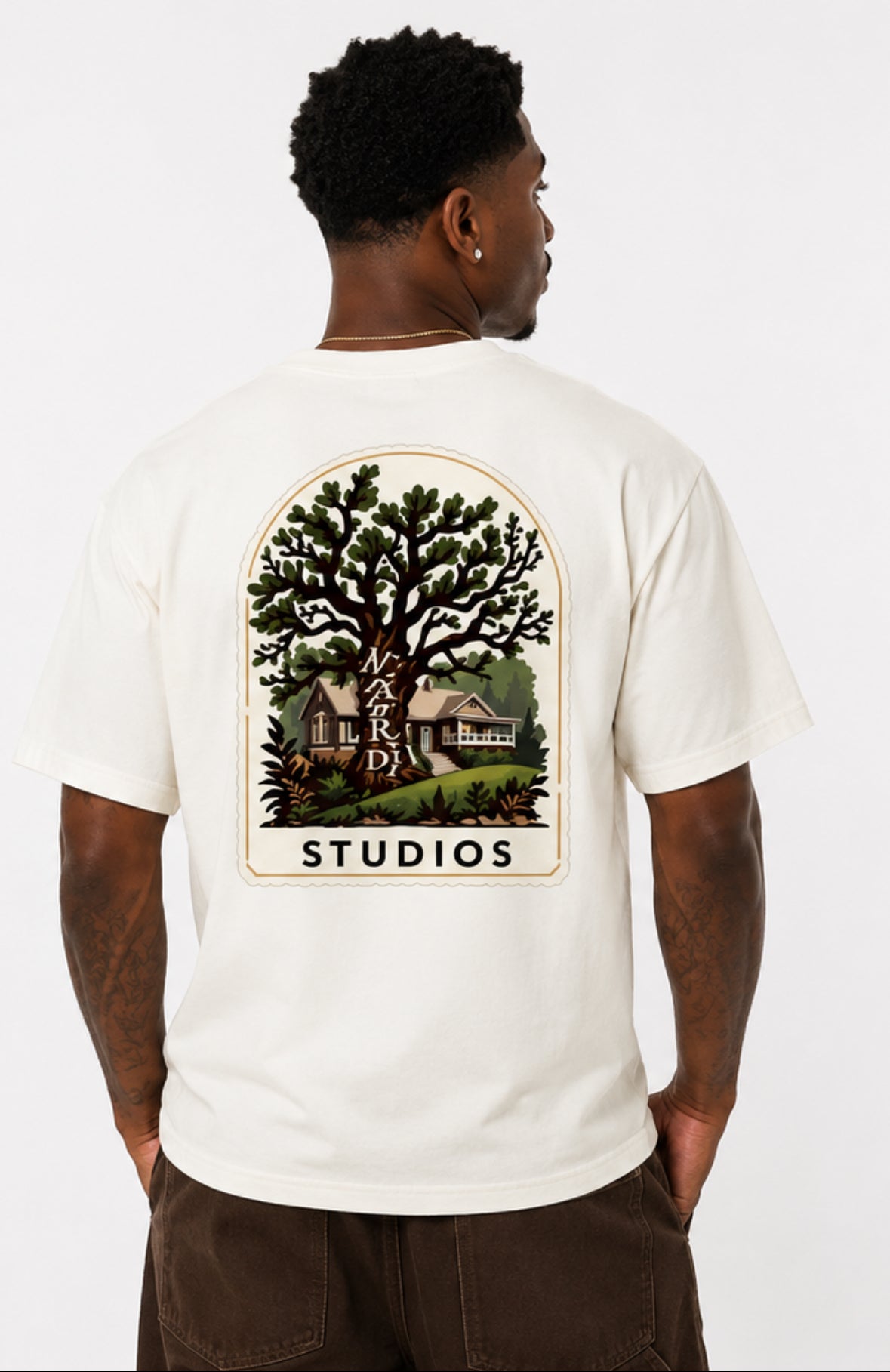 “ARCHED FOREST LOGO” NARDI STUDIOS TEE