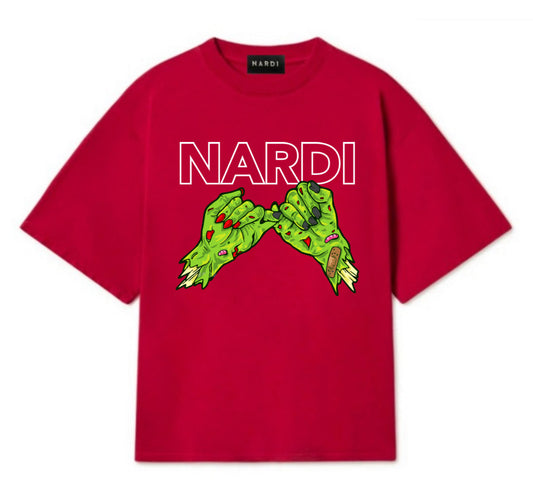 NARDI ZOMBIE PINKY PROMISE TEE (RED)