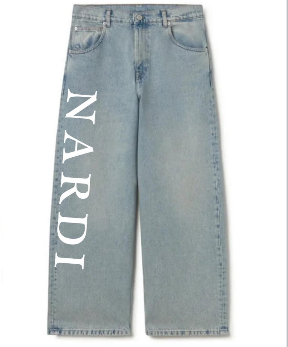 NARDI “MADE-TO-MOVE” DENIM WIDE LEG JEAN