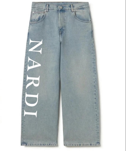 NARDI “MADE-TO-MOVE” DENIM WIDE LEG JEAN