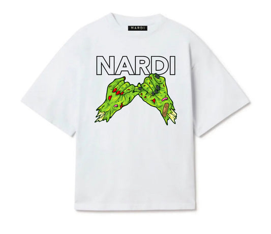 NARDI ZOMBIE PINKY PROMISE TEE (WHITE)