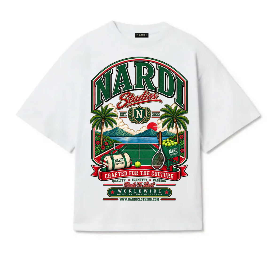 NARDI COURT HERITAGE TEE