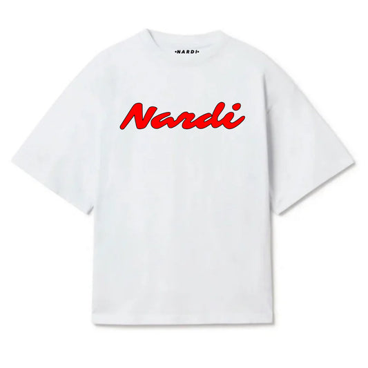 NARDI RED LOGO PRINT T SHIRT