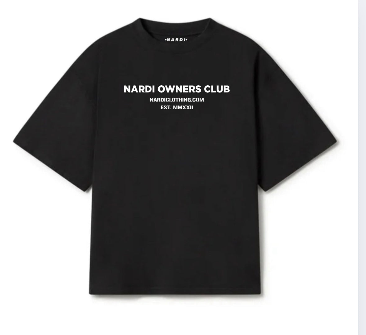 NARDI OWNERS CLUB T SHIRT