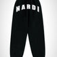 VARSITY  BLACK & WHITE SWEATPANTS