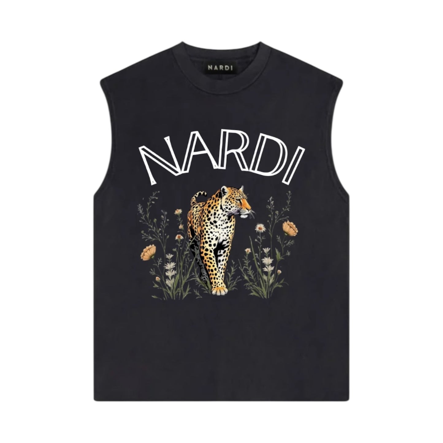 UNTAMED BLOOM NARDI ARMLESS TEE  (SLEEVELESS)