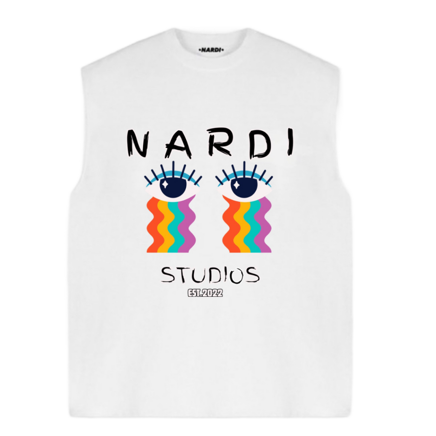 NARDI STUDIOS RAINBOW VISION SLEEVELESS