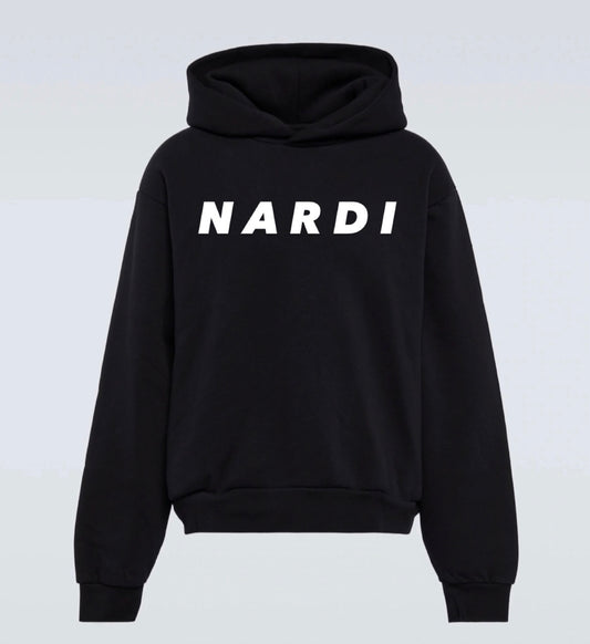 NARDI OVERSIZED BLACK HOODIE