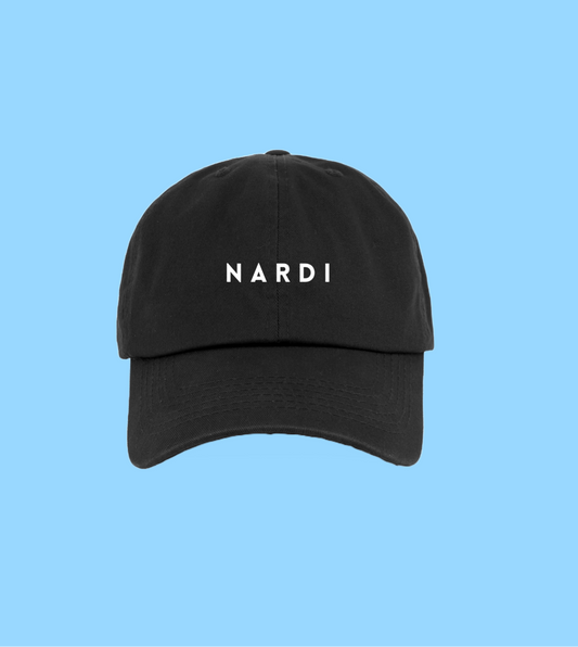 NARDI EMBROIDERED BASEBALL CAP(BLACK)